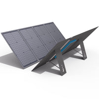 MOOLSUN Foldable Solar Panel for Power Station, 120W Portable Solar Charger with USB-C(Support PD), Dual USB 3.0 18V DC Output, IP68 Waterproof, for Camping Emergency 12V Car Battery
