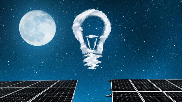 Do solar panels work on cloudy days and nights?