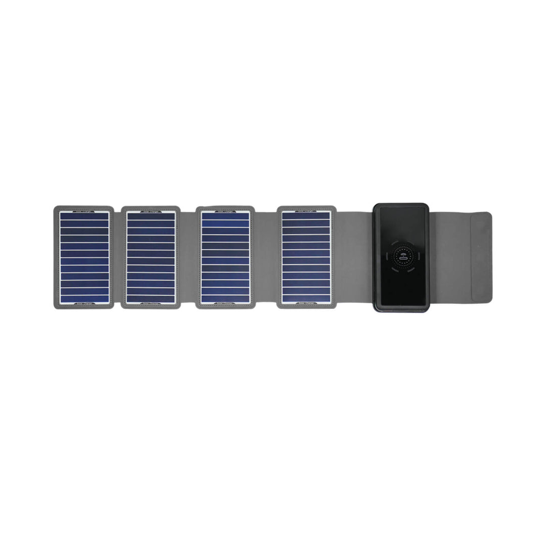 MOOLSUN 10W wireless solar powerbank with USB Output Ports
