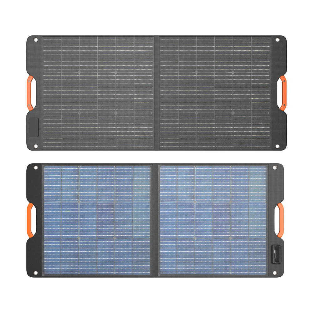 Moolsun 100W 18V Folding Solar Panel Charger for Power Station, Highly Efficient Solar Charger For Outdoor Camping Outdoor
