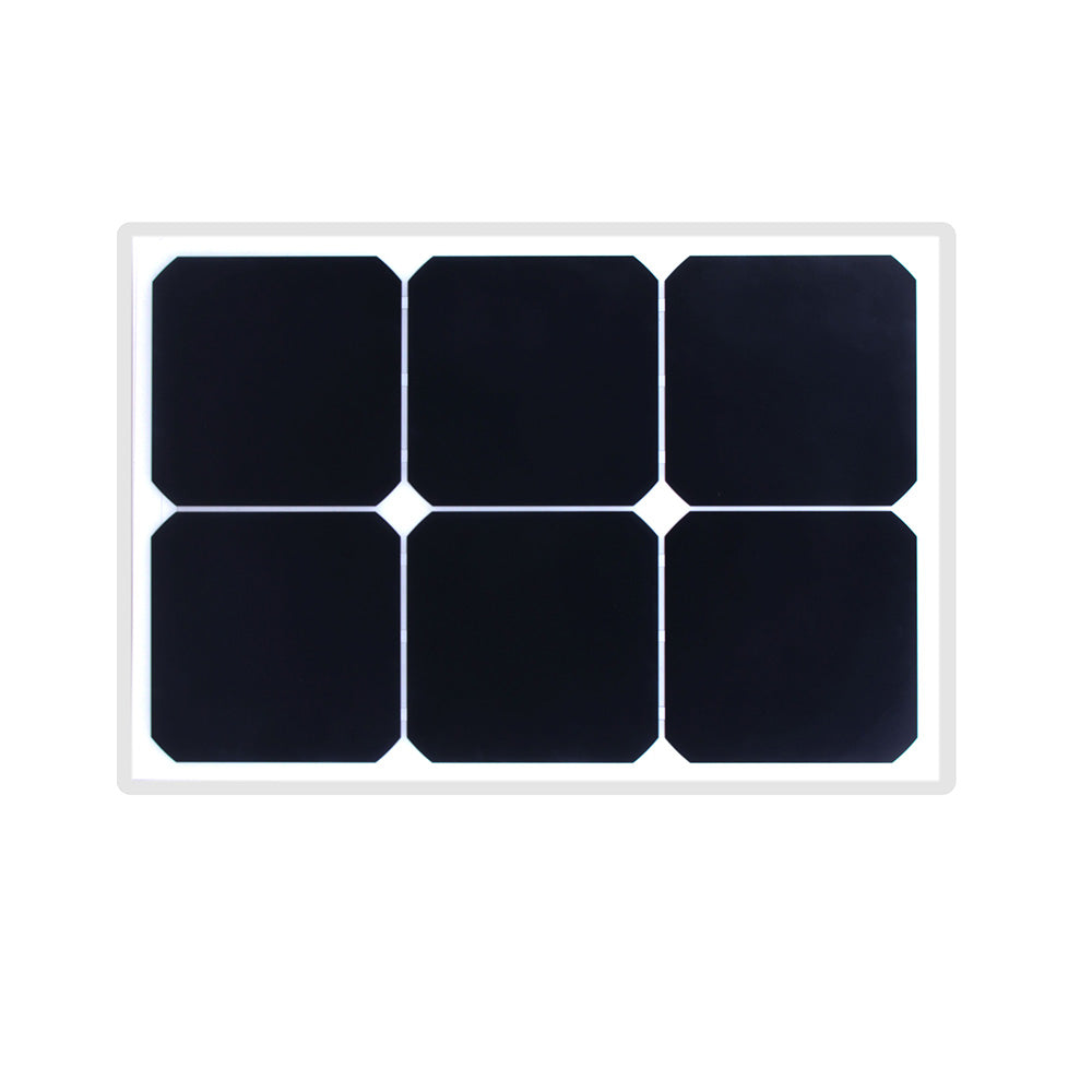 Moolsun 20W 3V Diy Flexible Solar Panel Efficiency 23.5% Monocrystalline ETPF/PET for RV Boat Cabin Tent Car Trucks Trailers